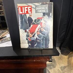 Life Magazine Feb 5 1965 Winston Churchill Funeral Vintage Issue